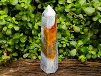 Polished Ocean Jasper Crystal Shaped Points x 3 From Madagascar