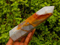 Polished Ocean Jasper Crystal Shaped Points x 3 From Madagascar