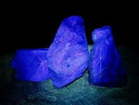 Natural Watermelon Fluorite Cobbed Specimens x 3 From Uis, Namibia