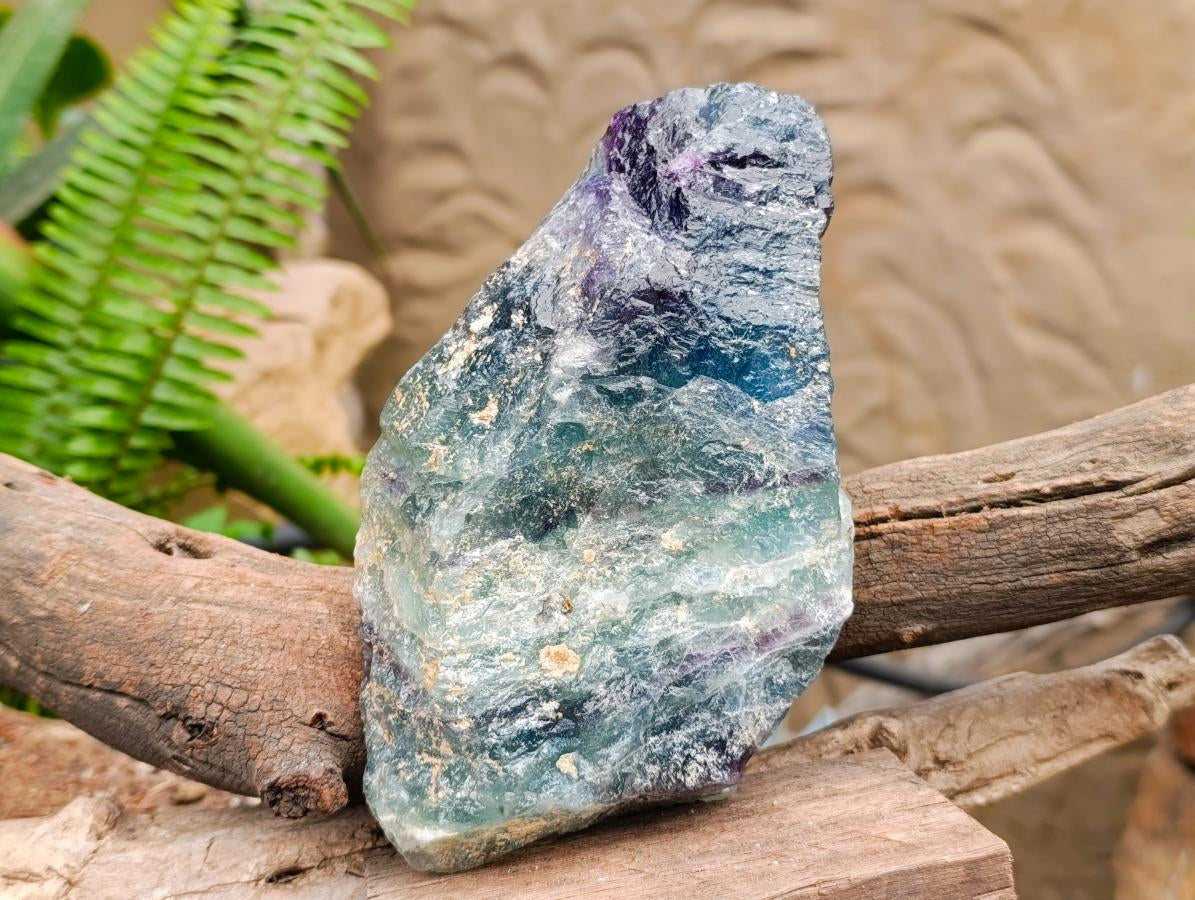 Natural Watermelon Fluorite Cobbed Specimens x 3 From Uis, Namibia