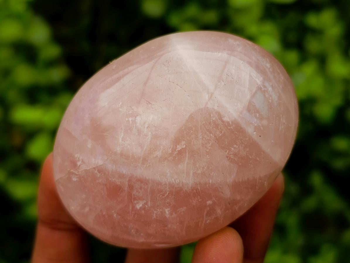 Polished Rose Quartz Palm Stones x 12 From Madagascar