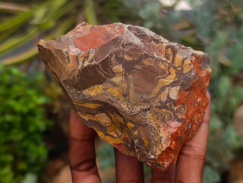 Natural Nguni Jasper Cobbed Specimens x 12 From Northern Cape, South Africa