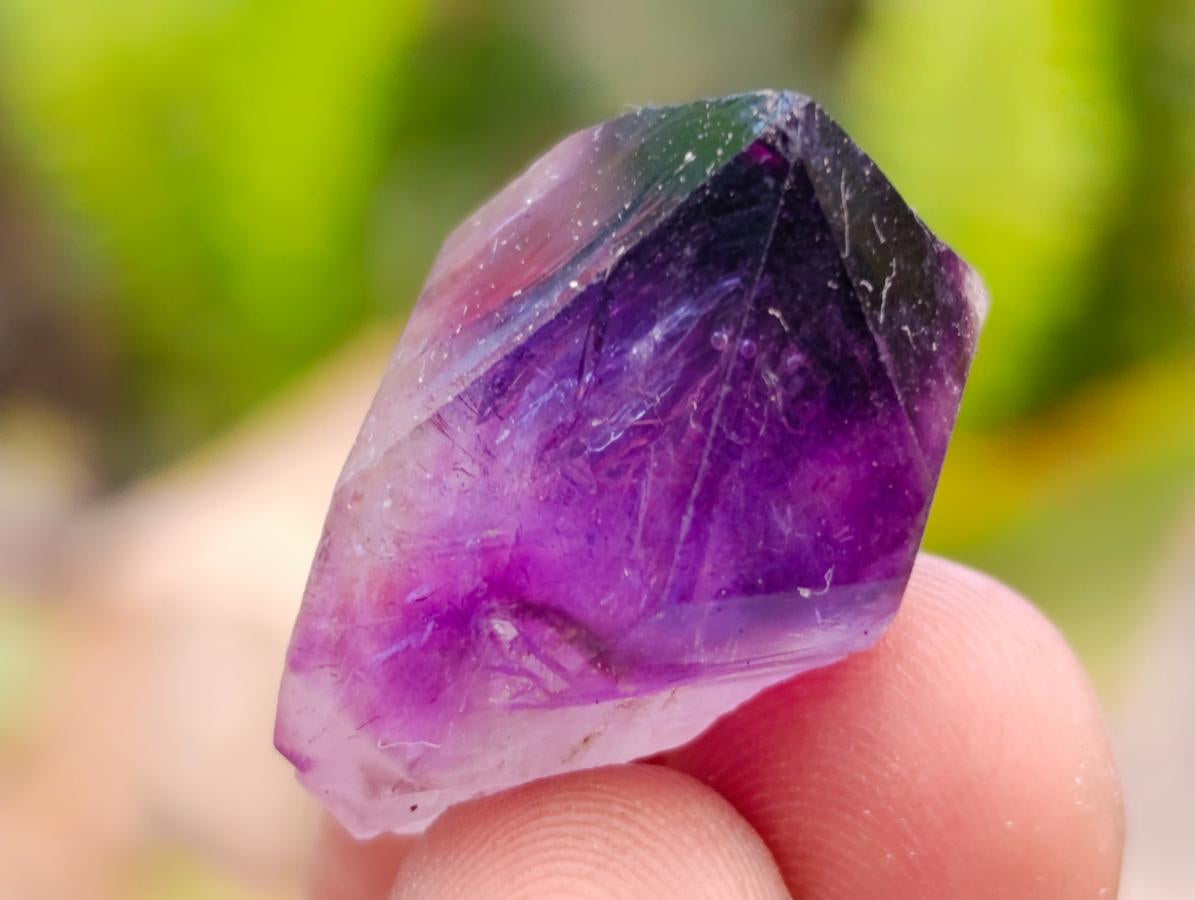Natural Window Amethyst Crystals x 70 From Chiredzi, Zimbabwe