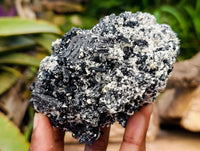 Natural Schorl Black Tourmaline With Vermiculite x 3 From Erongo, Namibia