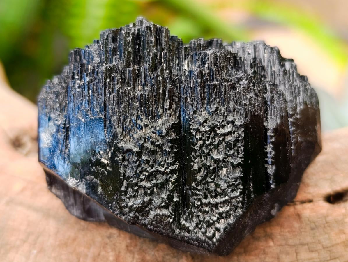 Natural Schorl Black Tourmaline With Vermiculite x 3 From Erongo, Namibia