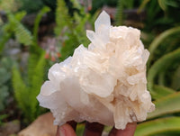 Natural Clear Quartz Crystal Clusters x 4 From Madagascar