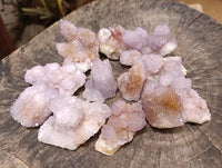 Natural Lilac Amethyst Ametrine Spirit Clusters x 12 From Boekenhouthoek, South Africa