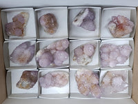 Natural Lilac Amethyst Ametrine Spirit Clusters x 12 From Boekenhouthoek, South Africa