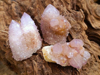 Natural Lilac Amethyst Ametrine Spirit Clusters x 12 From Boekenhouthoek, South Africa