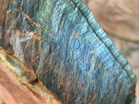 Natural Large Blue Tigers Eye Slab x 1 From Prieska, South Africa