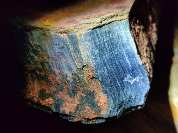 Natural Large Blue Tigers Eye Slab x 1 From Prieska, South Africa