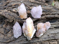 Natural Lilac Amethyst Spirit and Ametrine Crystals x 35 From Boekenhouthoek, South Africa