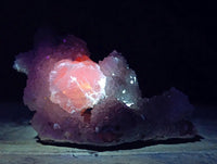 Natural Drusy Snow Quartz Coated Calcite Pseudomorph Specimens x 2 From Albert's Mountain, Lesotho