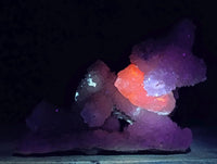 Natural Drusy Snow Quartz Coated Calcite Pseudomorph Specimens x 2 From Albert's Mountain, Lesotho