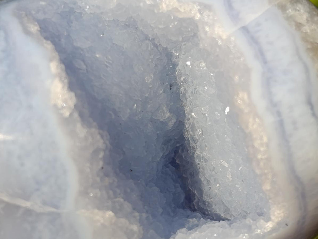 Polished Blue Lace Agate Free Forms x 6 From Nsanje, Malawi