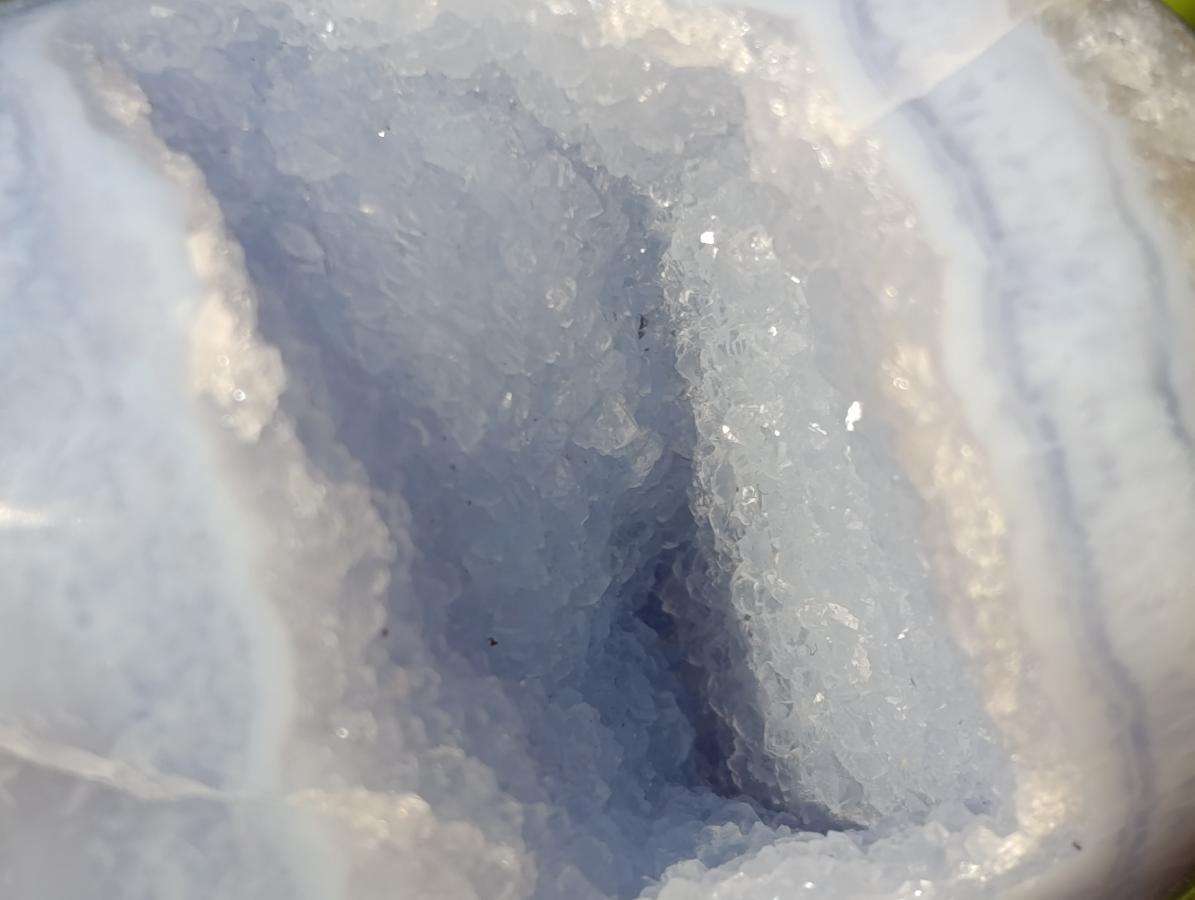 Polished Blue Lace Agate Free Forms x 6 From Nsanje, Malawi