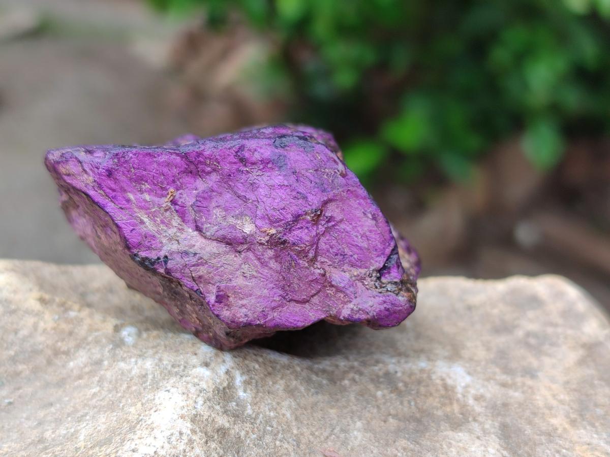 Natural Metallic Silky Purpurite Cobbed Specimens x 12 From Erongo, Namibia