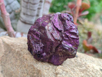 Natural Metallic Silky Purpurite Cobbed Specimens x 12 From Erongo, Namibia