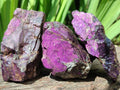 Natural Metallic Purpurite Specimens x 12 From Erongo, Namibia