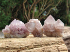 Natural Lilac Amethyst Spirit Clusters x 12 From Boekenhouthoek, South Africa