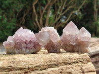 Natural Lilac Amethyst Spirit Clusters x 12 From Boekenhouthoek, South Africa