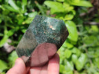 Polished Fuchsite Quartz Crystals x 3 From Andakatany, Madagascar