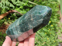 Polished Fuchsite Quartz Crystals x 3 From Andakatany, Madagascar