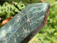 Polished Fuchsite Quartz Crystals x 3 From Andakatany, Madagascar