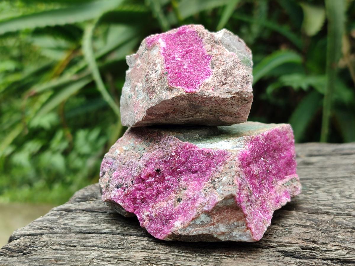 Natural Salrose Cobaltion Dolomite Specimens x 12 From Kakanda, Congo