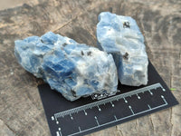 Natural Sky Blue Calcite Specimens x 35 From Namibia