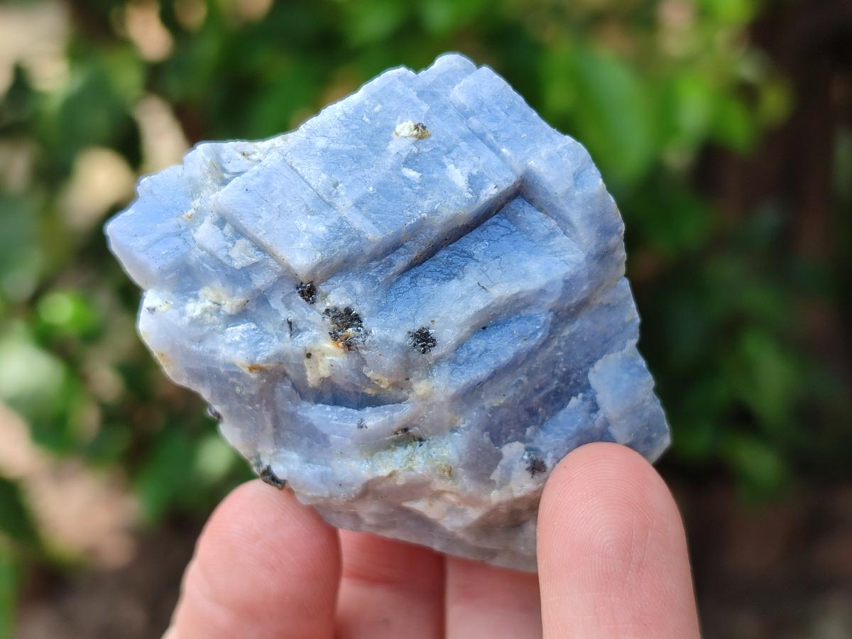 Natural Sky Blue Calcite Specimens x 35 From Namibia