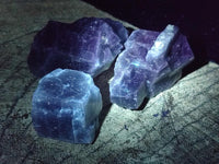 Natural Sky Blue Calcite Specimens x 35 From Namibia
