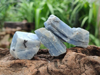 Natural Sky Blue Calcite Specimens x 35 From Namibia