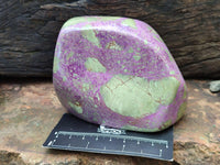 Polished Stichtite Standing Free Forms x 2 From Barberton, South Africa