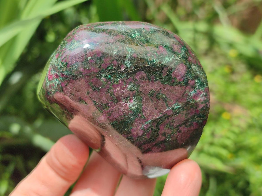Polished Ruby Corundum In Chrome Verdite Standing and Free Forms x 6 From Mutoko, Zimbabwe - Toprock Gemstones and Minerals 