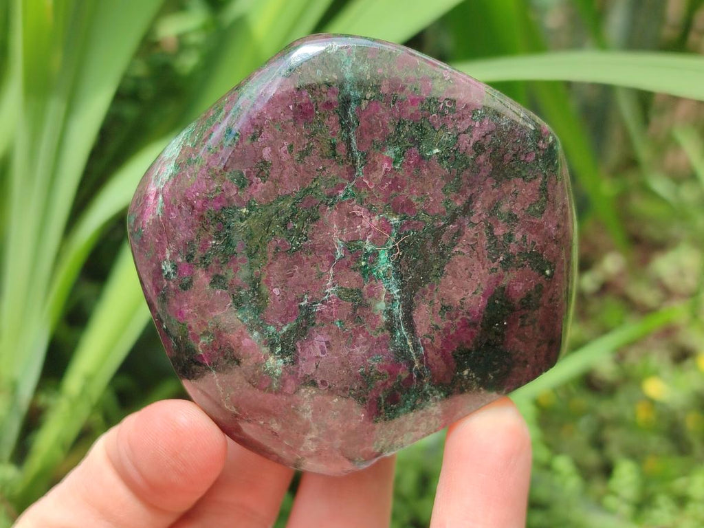 Polished Ruby Corundum In Chrome Verdite Standing and Free Forms x 6 From Mutoko, Zimbabwe - Toprock Gemstones and Minerals 