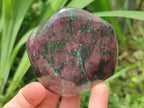 Polished Ruby Corundum In Chrome Verdite Standing and Free Forms x 6 From Mutoko, Zimbabwe - Toprock Gemstones and Minerals 