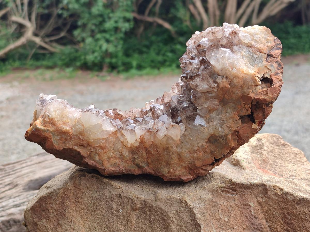 Natural Amethyst Agate Geodes x 3 From Zululand, South Africa