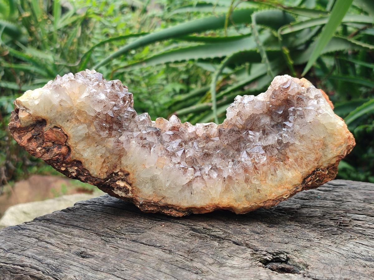 Natural Amethyst Agate Geodes x 3 From Zululand, South Africa