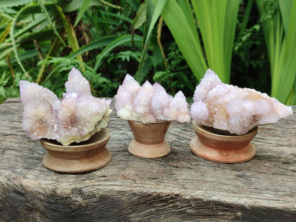 Natural Ametrine Amethyst Spirit Clusters x 6 From Boekenhouthoek, South Africa