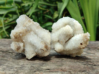 Natural Drusy Snow Finger Crystals x 12 From Albert's Mountain, Lesotho