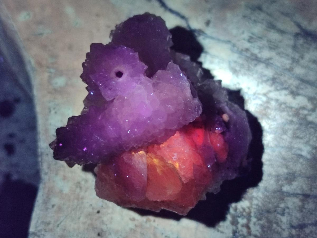 Natural Drusy Snow Finger Crystals x 12 From Albert's Mountain, Lesotho