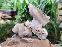 Natural Drusy Snow Finger Crystals x 12 From Albert's Mountain, Lesotho