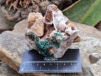 Natural Crystalline Ball Malachite and Quartz on Dolomite Specimens x 2 From Mindingi Mine, Kambove, Congo