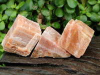 Natural Sunset Orange Calcite Specimens x 24 From Spitzkop, Namibia