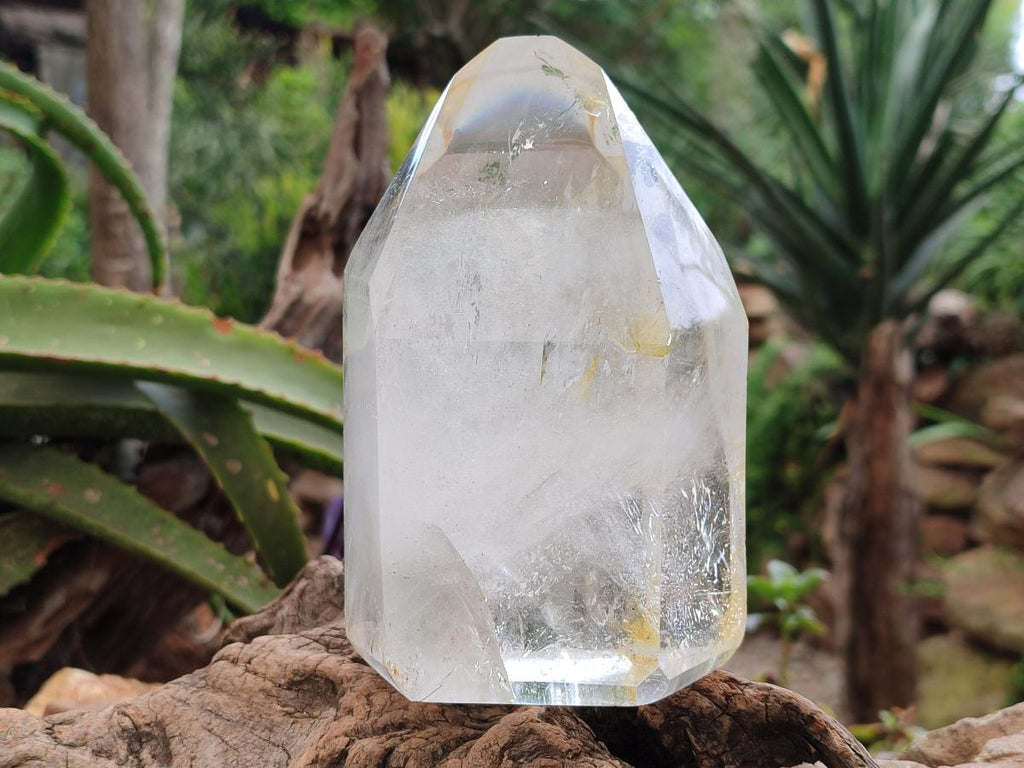 Polished Large Clear Quartz Crystals x 2 From Madagascar