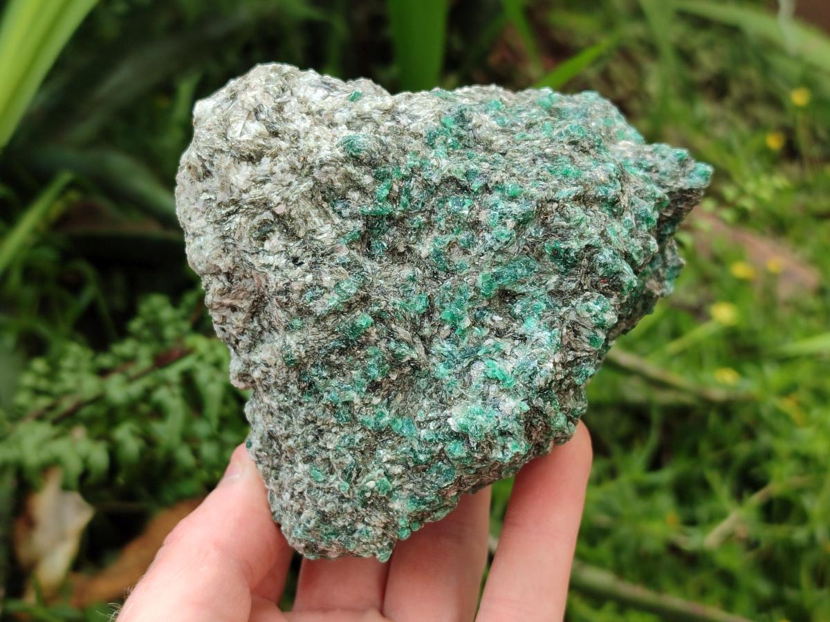 Natural Emerald Mica 'Mutokolite' Cobbed Specimens x 3 From Mutoko, Zimbabwe