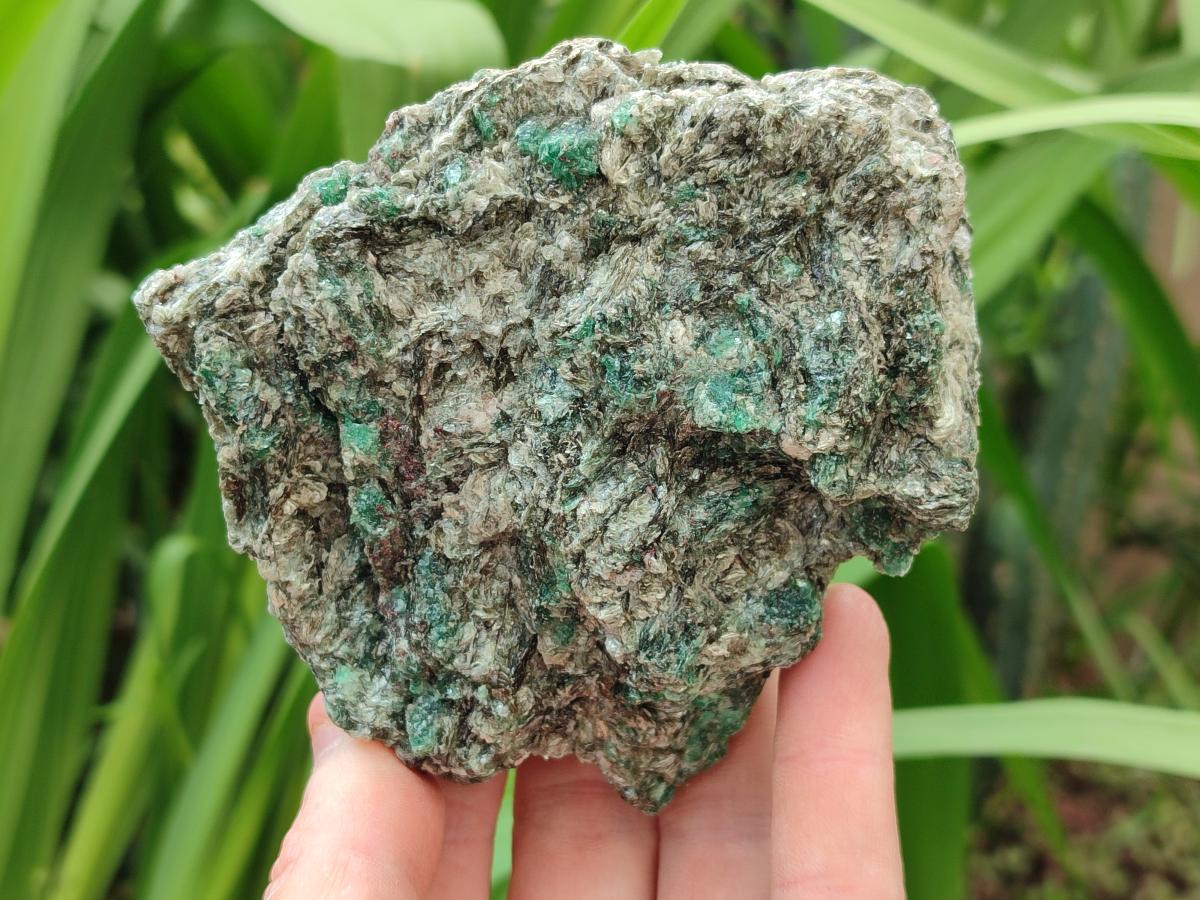 Natural Emerald Mica 'Mutokolite' Cobbed Specimens x 3 From Mutoko, Zimbabwe