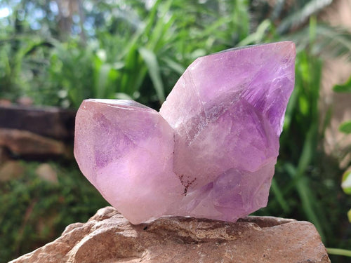 Natural Jacaranda Amethyst Crystal Clusters x 6 From Mumbwa, Zambia - Toprock Gemstones and Minerals 