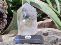 Polished Clear Quartz Crystals x 3 From Madagascar